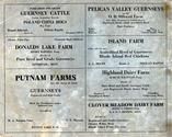 Bennie Sillerud, Pelican Valley Guernseys, Donalds Lake Farm, Putnam Farms, Highland Dairy Farms, Clover Meadow, Otter Tail County 1925
